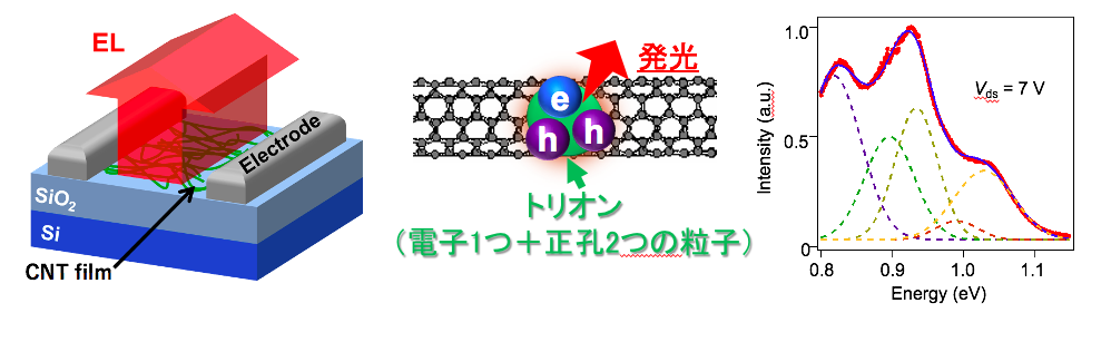 カーボンナノチューブEL発光素子